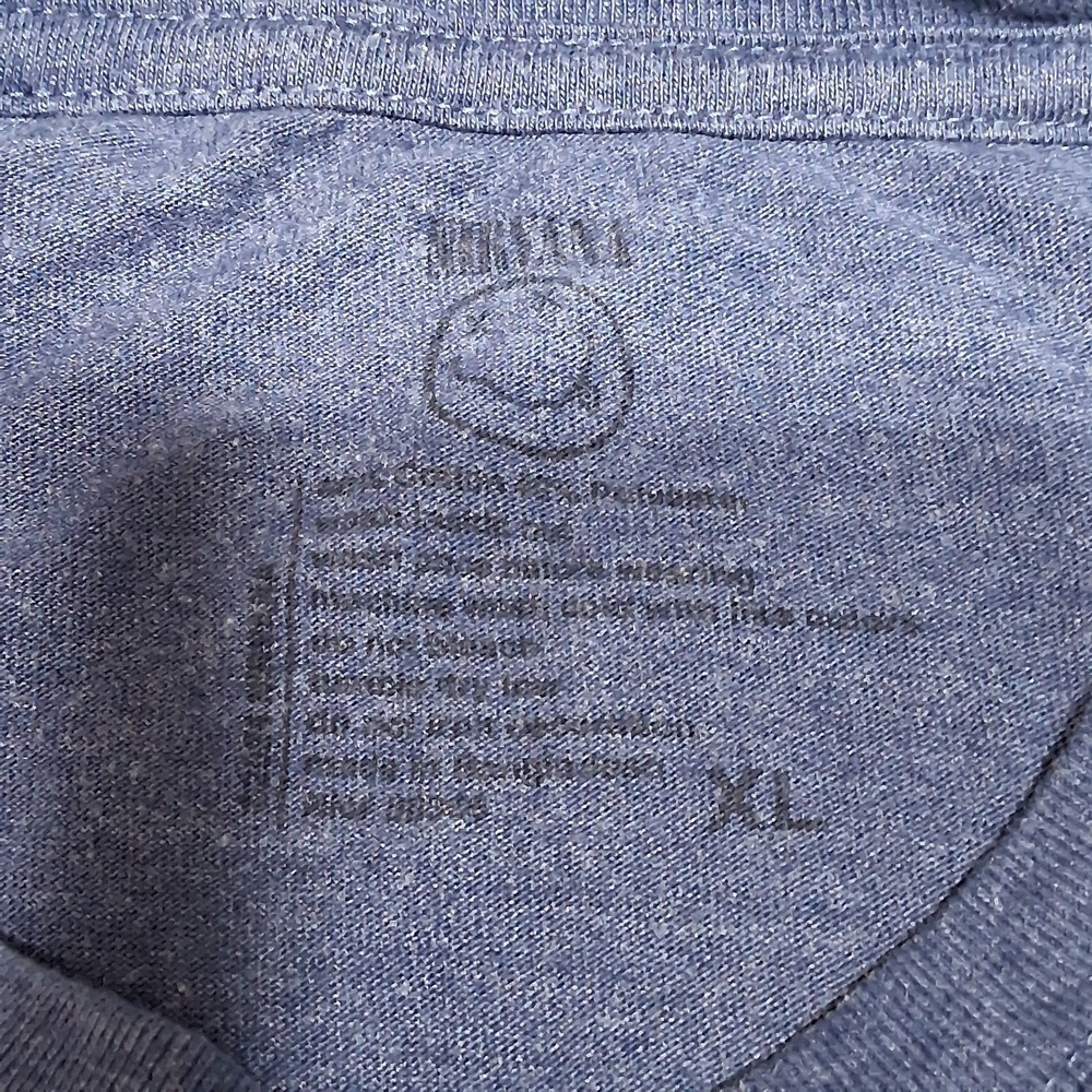 Nirvana‎ smile logo shirt blue size XL - Picture 2 of 7